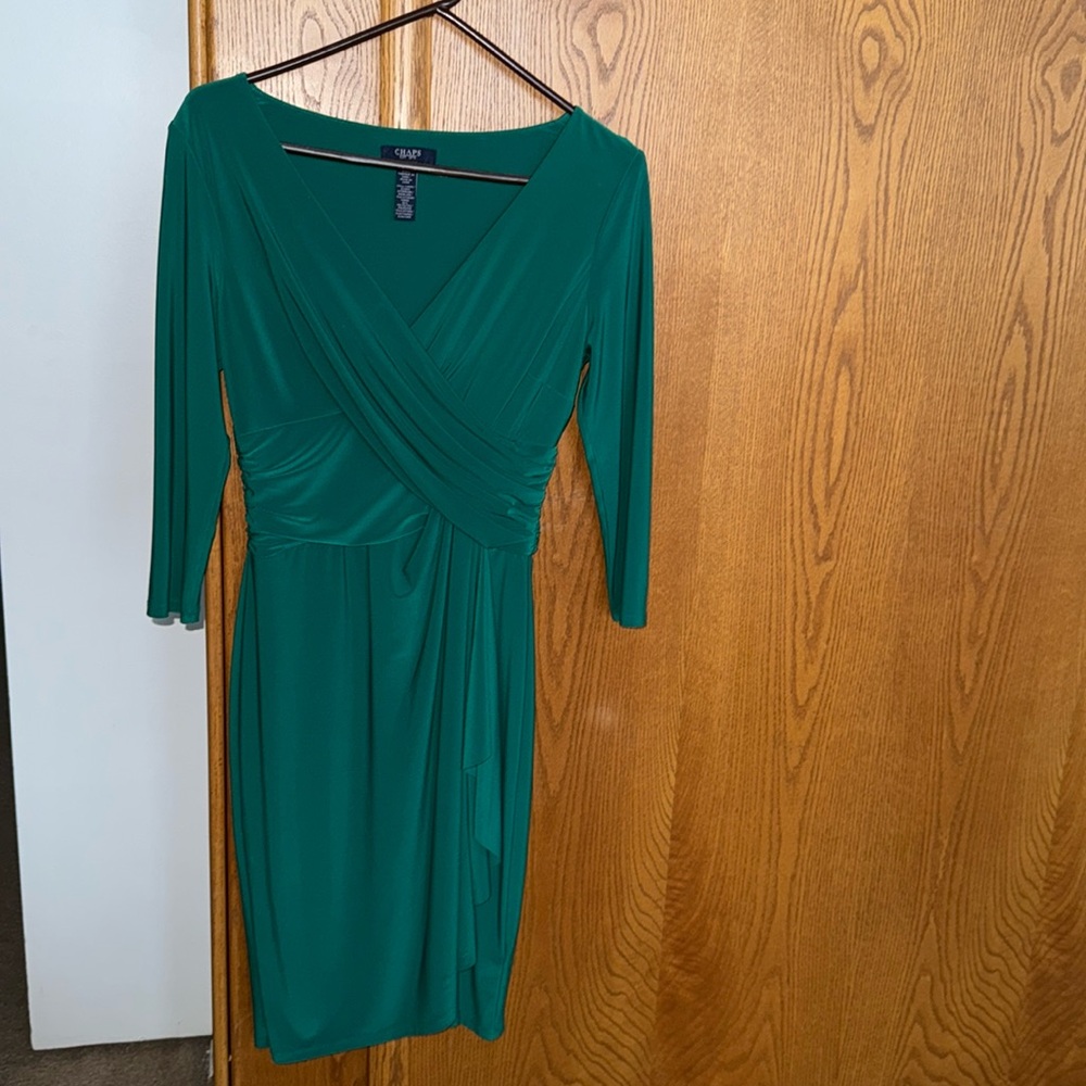 Chaps Green Dress